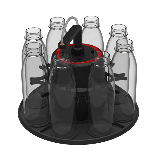 Smart bottle filling machine for home use – Mother Tap system filling multiple bottles drinking game